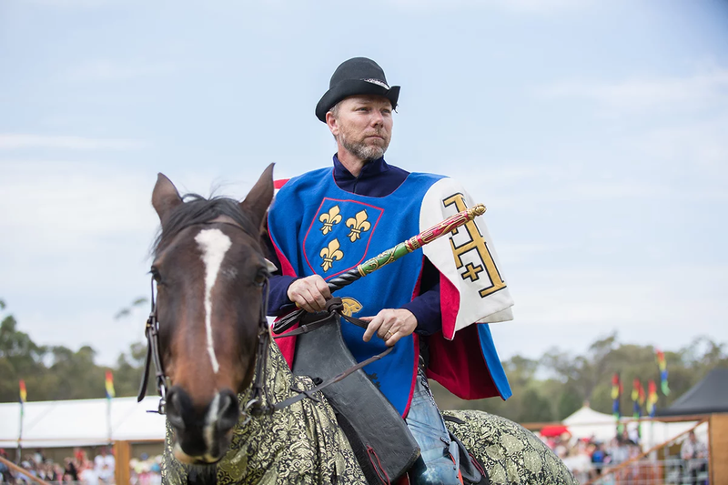 Rod Walker as Knight Marshall. Image: Gareth Carr